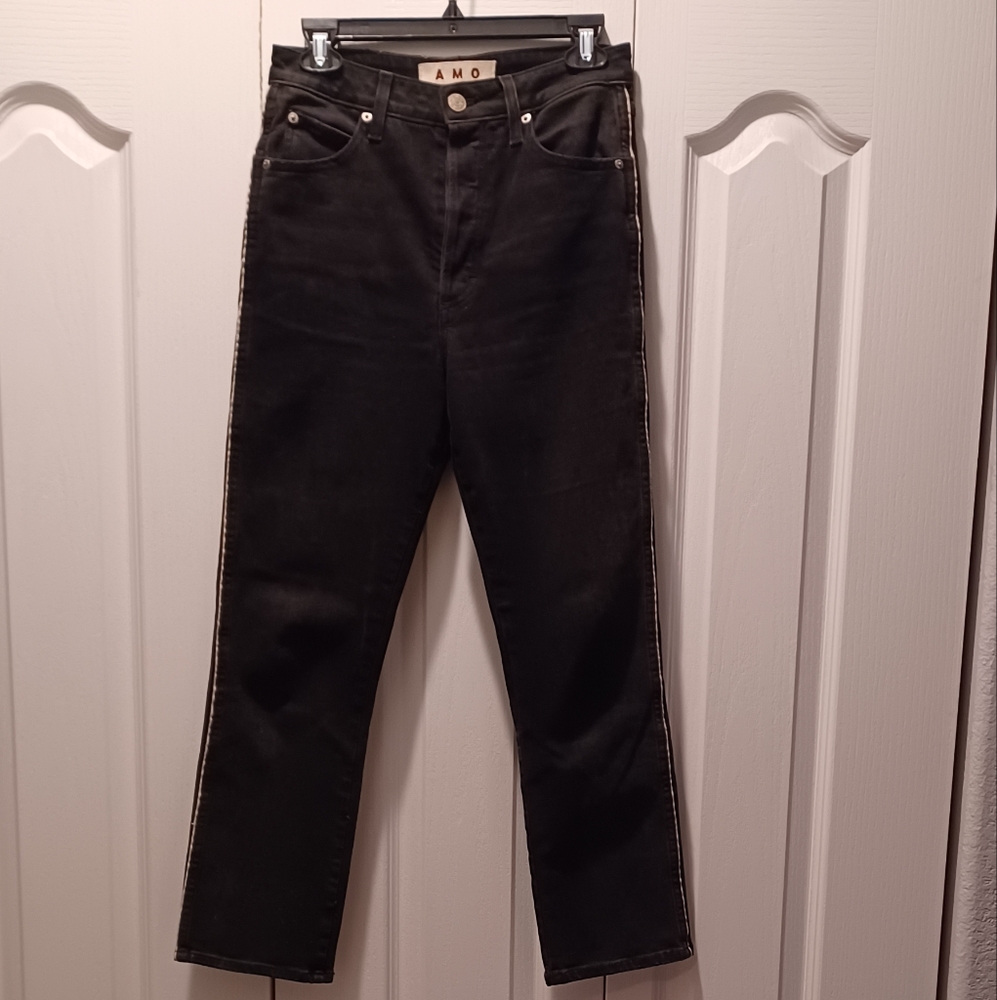 AMO Jeans size 28 black - Picture 2 of 7